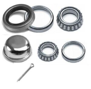 Mobile Home Bearing Kit  (4.5K) With Grease Cap & Cones (Races)